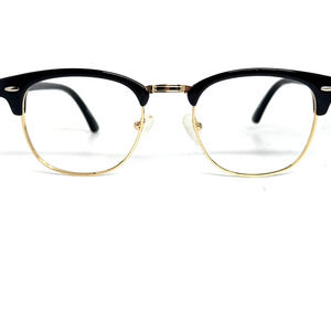 ZENNI Eyeglass Frames‎ 195421 Color Black/Gold H16906